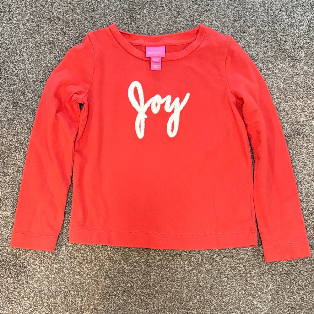 Lilly Pulitzer Girls size Medium 6-7 Long Sleeve Shirt